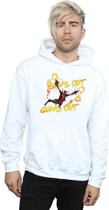 Immagine prodotto Deadpool Sun's Out Guns Out Felpa con Cappuccio Uomo (XL)