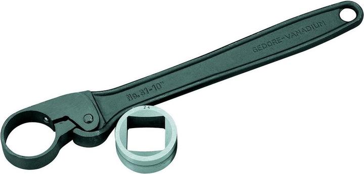 Actual product image Gedore 19 insert ring for freewheel ratchets 4kant