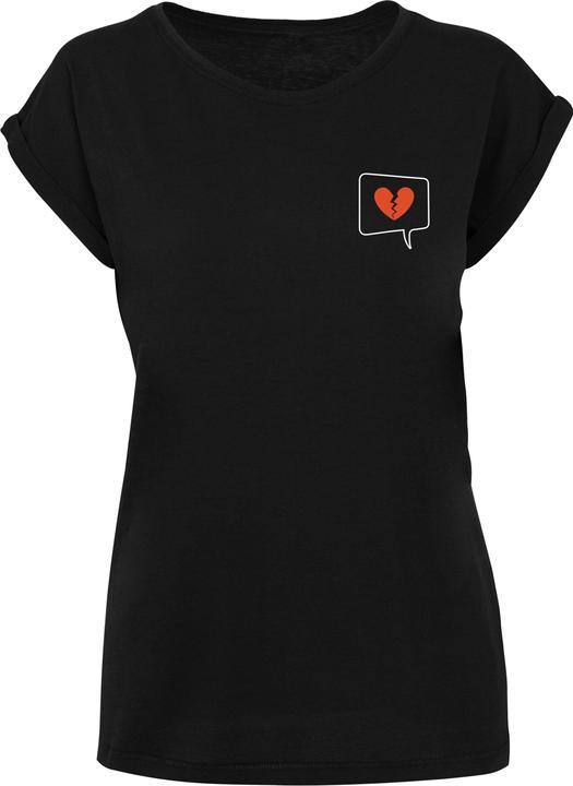 Actual product image Merchcode Ladies Heartbreak X Extended Shoulder Tee - 111573 (XS)