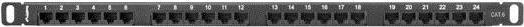 Produktbild Lanberg PPU6-0024-B Patch Panel 0.5U