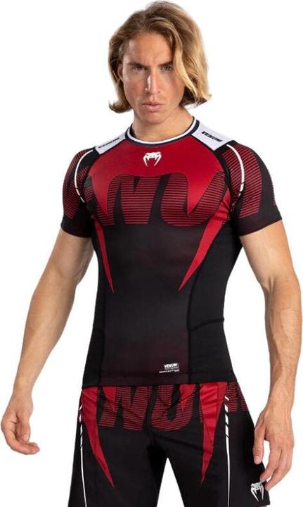 Venum Adrenaline Short Sleeve Rashguard Red (XL)