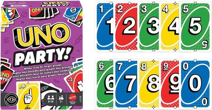 Actual product image Mattel Games UNO Party (German)