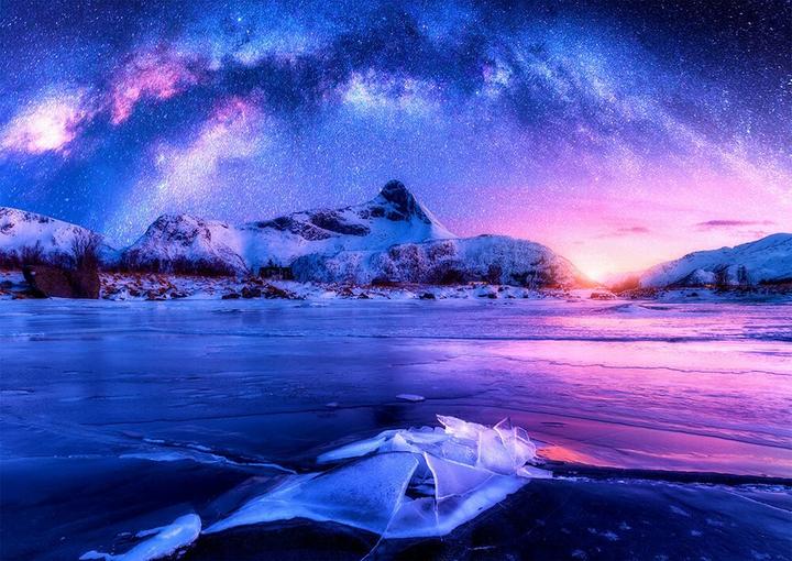 Actual product image Enjoy Puzzle ENJOY-1374 - Milky Way over Lofoten Island, Norway, Puzzle, 1000 pieces (1000 pieces)