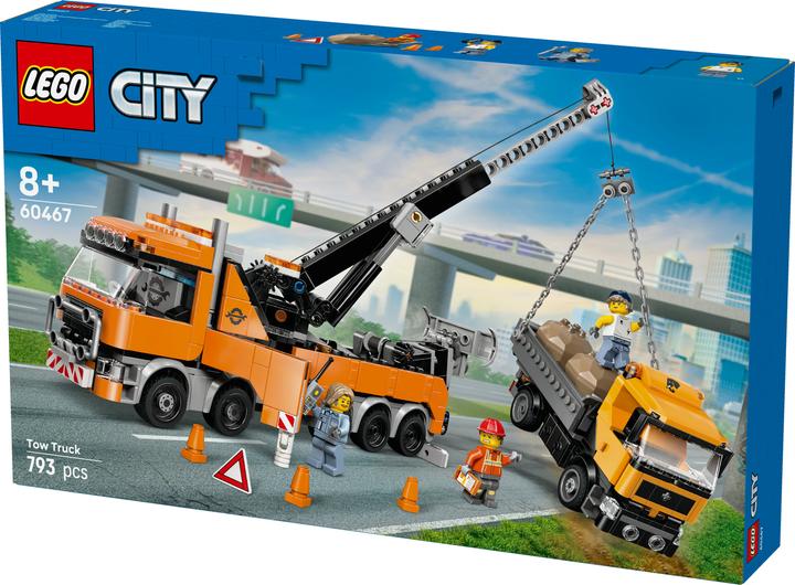 Produktbild LEGO Schwerlast-Abschleppwagen mit Kran (60467, LEGO City)