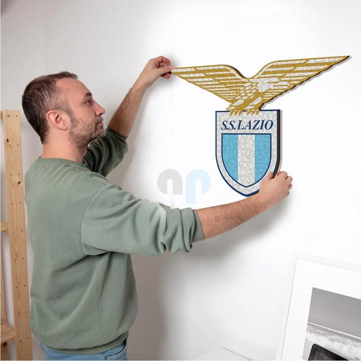 Actual product image Iconic SS Lazio - Logo - Wooden Puzzle Size M (270 pieces) (270 pieces)
