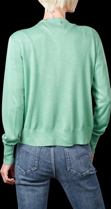 Immagine prodotto Scotch & Soda Jacquard Trim Cardigan Crew Neck Frozen Mint (L)
