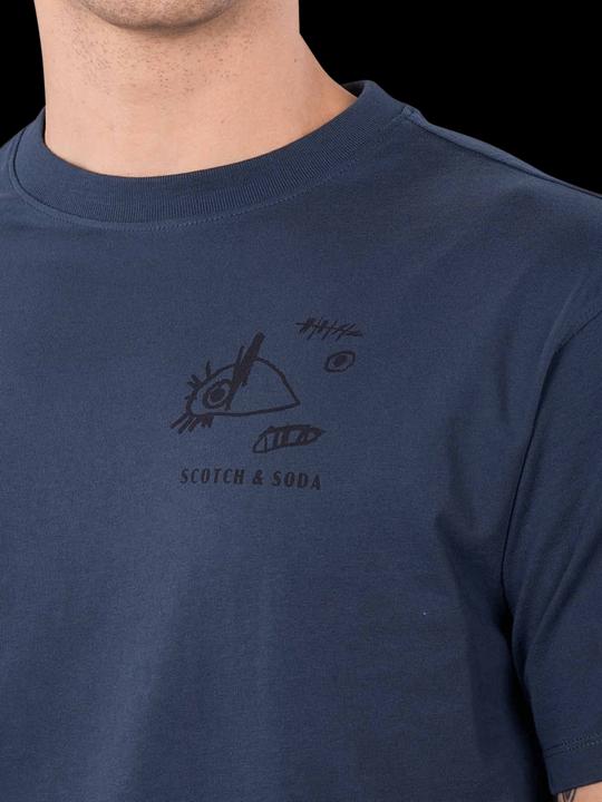 Immagine prodotto Scotch & Soda Regular fit front and back artwork T-shirt (M)