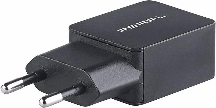 Produktbild Pearl USB-Netzteil für Mobilgeräte, 2,1 A / 10,5 Watt, schwarz (10.50 W)