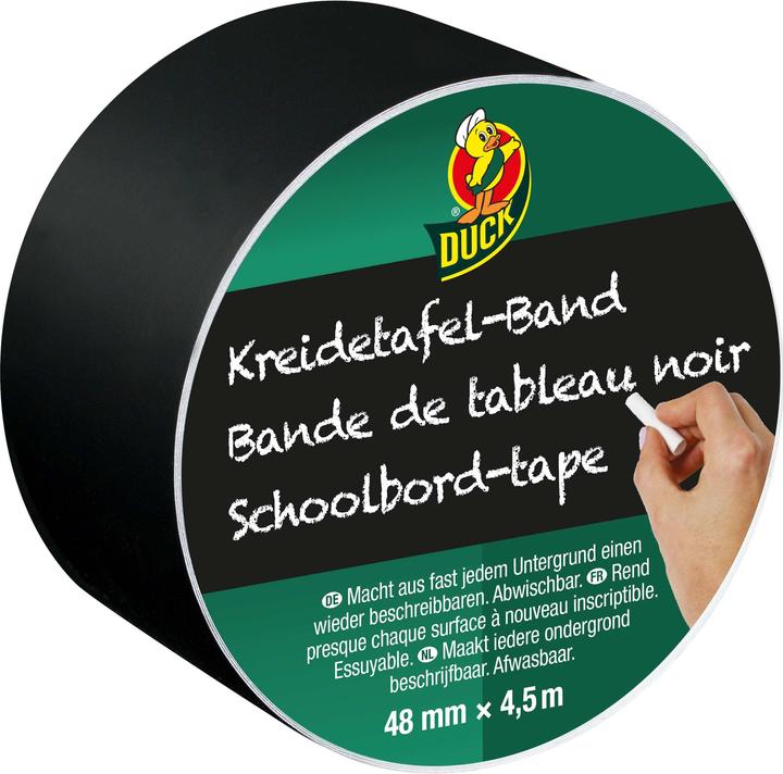 Duck Tape Adhesive Tape Fabric Tape Uni Chalkboard black (48 mm)