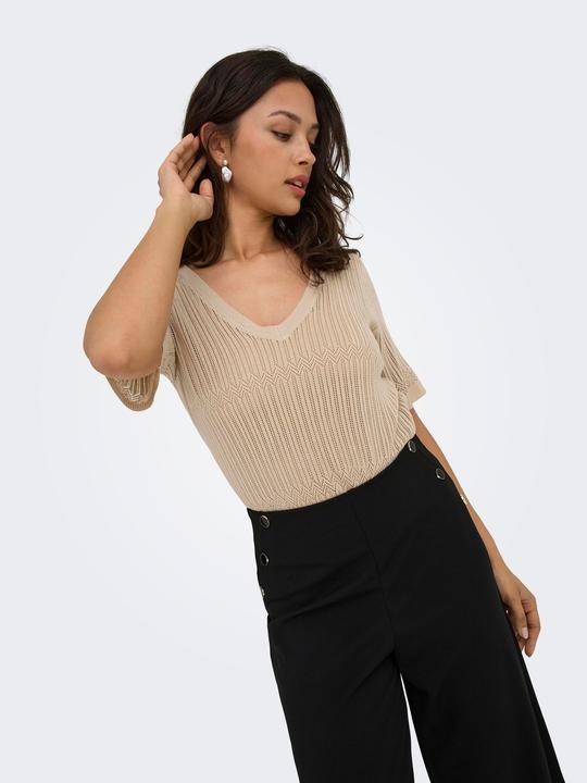 Produktbild JdY Knit Fit V-Ausschnitt Pullover Strickpullover (L)