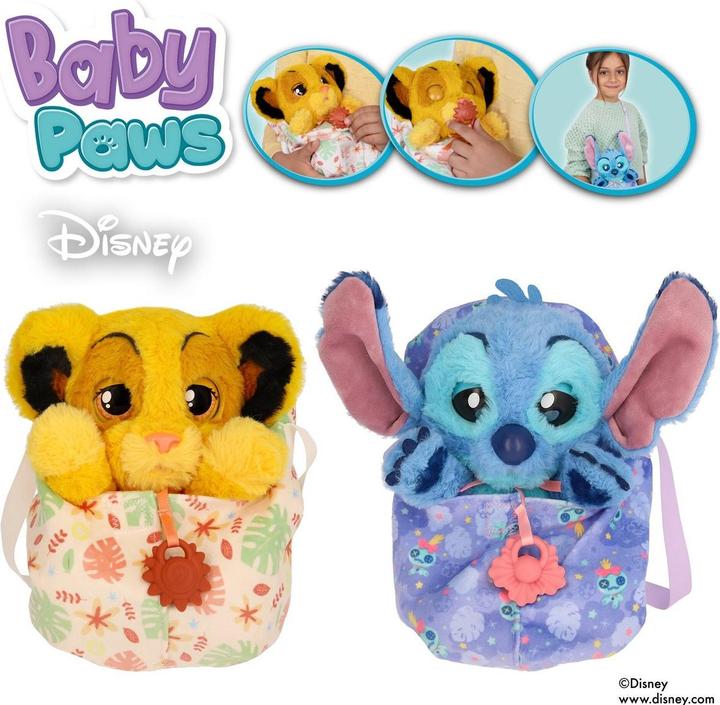 Actual product image IMC Toys Baby Paws Stitch (24 cm)
