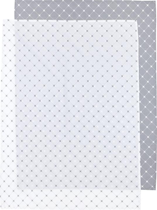 Nährwerte und Zutaten Meyco X MrsKeizer Bettlaken 2-pack Louis grau-weiss