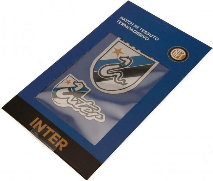 Produktbild Inter Milan FC Logo Aufnäher zum Aufbügeln Set 2erPack (2 x)