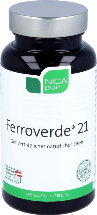 Produktbild NicaPur FERROVERDE Kaps 21 mg pflanzliches Eisen Ds 60 Stk (60 Stück, Kapseln, 71 g)