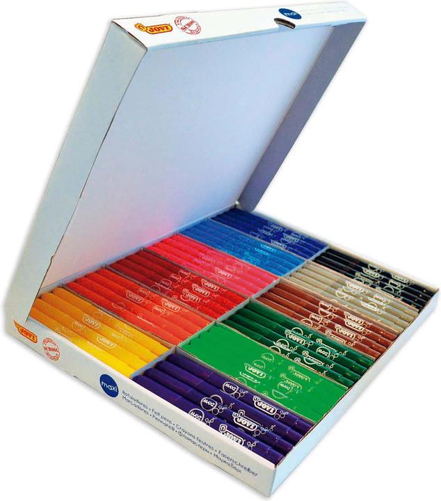 Actual product image Jovi Jumbo felt-tip pens, assorted colours, 96 pcs. (Multicoloured, 96 x)