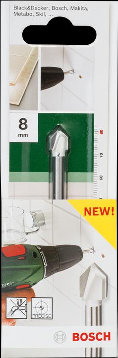 Image du produit Bosch Zubehör Foret à carrelage D= 8,0 mm L= 80 mm (8 mm)