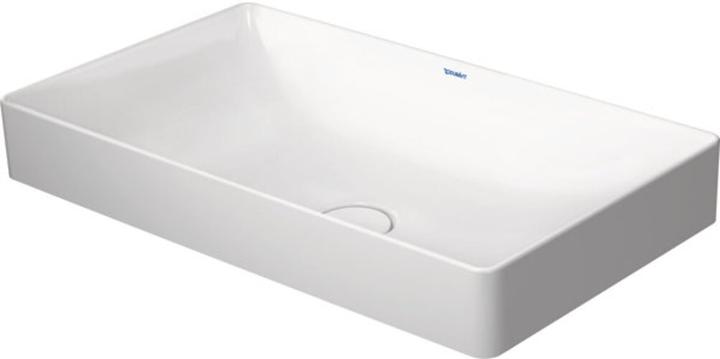 Produktbild Duravit Aufsatzbecken DURASQUARE o ÜL o HLB geschliffen 600x345mm weiss WG (345 mm, 600 mm)
