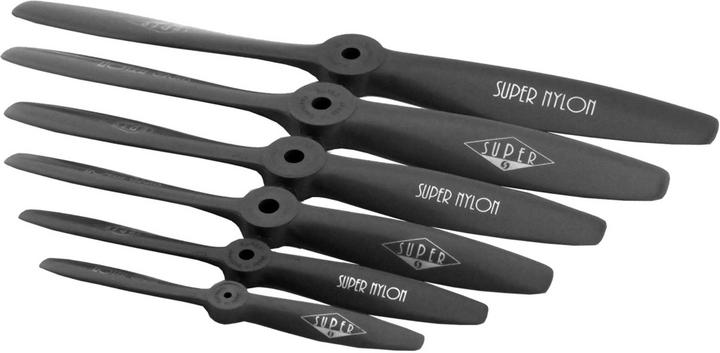 Super nylon 16x8" 40x20 cm grey 1stk. propeller