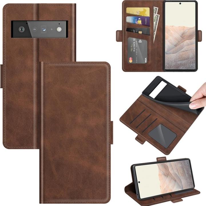 Produktbild Screenguard Google Pixel 6 Pro CardLounge Lederhülle (Google Pixel 6 Pro)