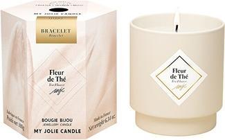 Actual product image My Jolie Candle - Scented candle 36h with bracelet Gold Les Surprenantes Tea tree flower 320277 (180 g)