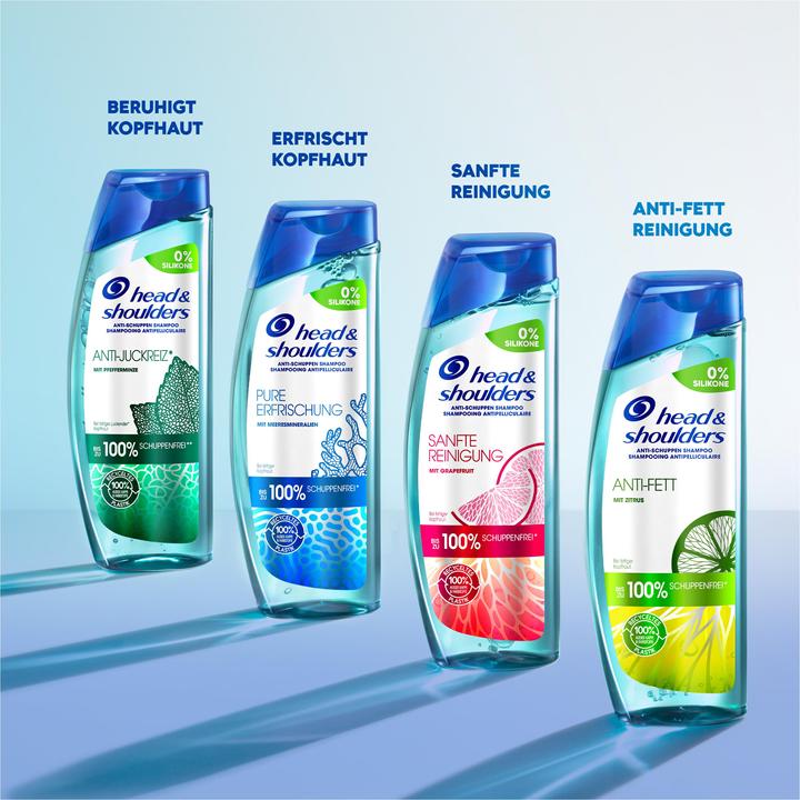 Actual product image Head & Shoulders Anti-Fett (250 ml, Liquid shampoo)