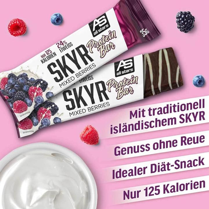 Produktbild All-Stars SKYR Bar (Mixed Berry, 24 Stk., 840 g)