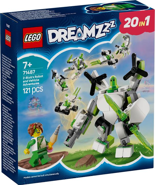 Produktbild LEGO Z-Blobs Roboter- und Fahrzeugabenteuer (71487, LEGO Dreamzzz)