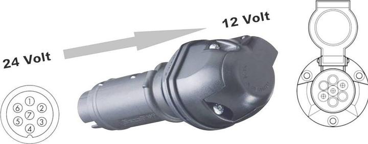 Produktbild SecoRüt Spannungsreduzierer von 24 auf 12 V
