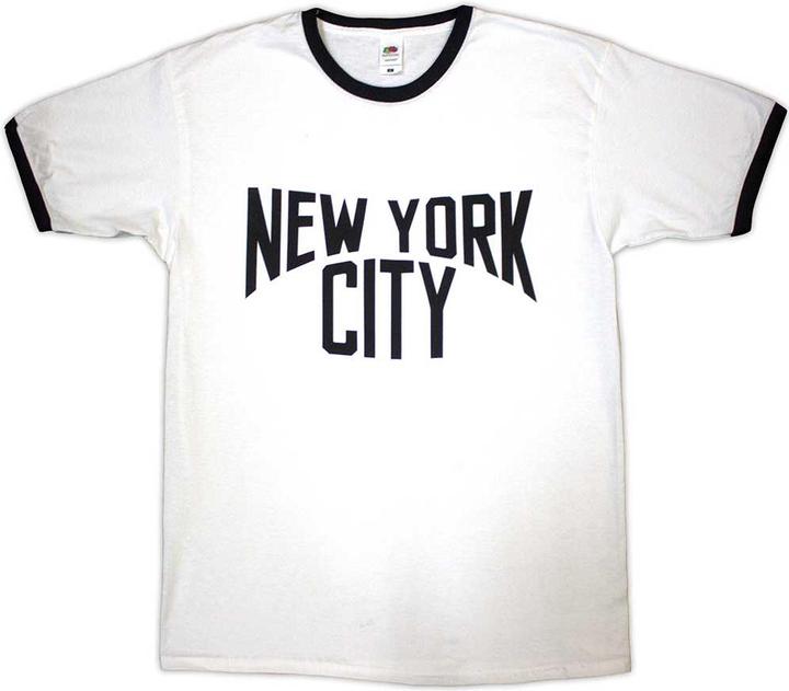 Actual product image New York City Text Logo Ringer (XXL)
