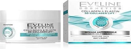 Produktbild Eveline 3D Collagen Lift półtłusty krem silnie przeciwzmarszczkowy do cery dojrzałej 50ml (50 ml, 24h Creme)