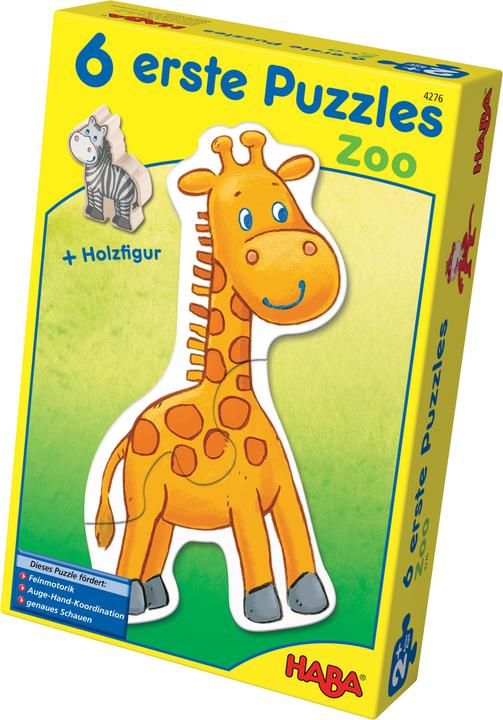 Produktbild Haba 6 erste Puzzles Zoo (4 Teile)
