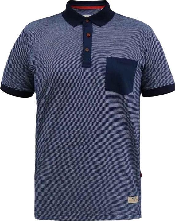 DUKE Oxley D555 Kingsize Poloshirt mit feinen Streifen (4XL)