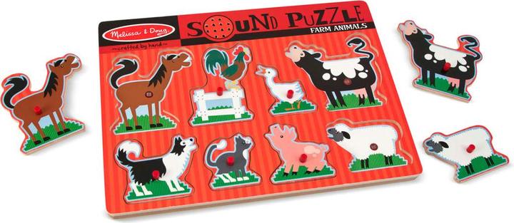 Produktbild Melissa & Doug Farm Animals (8 Teile)
