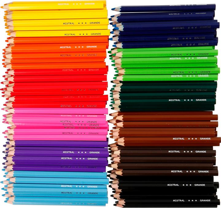 Image du produit Creativ Company Crayons de couleur Jumbo 12 x 12 pièces Multicolores (Multicolore, 144 x)