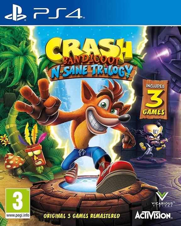 Actual product image Activision Sony Crash Bandicoot N. Sane Trilogy, PS4 PlayStation 4 (PS4, EN)