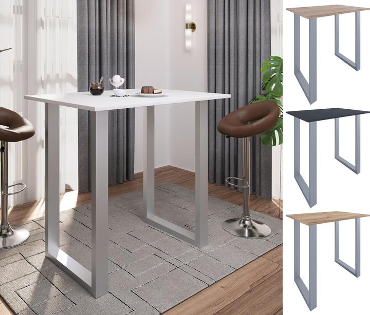 Produktbild VCM Holz Bartisch Stehtisch Xona 110x80 (110 x 80 x 102 cm)