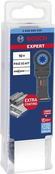 Produktbild Bosch Professional Zubehör EXPERT MetalMax PAIZ 32 AIT Blatt für Multifunktionswerkzeuge, 50 x 32 mm, 10 Stück