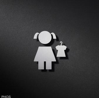 Produktbild Phos Piktogramm Garderobe Mädchen