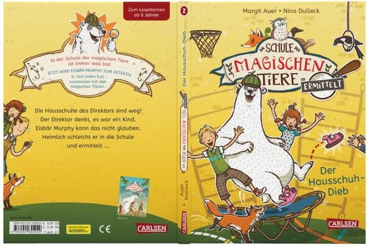Actual product image Die Schule der magischen Tiere ermittelt 2: Der Hausschuh-Dieb (Zum Lesenlernen) (German, Nina Dulleck, Margit Auer, 2020)
