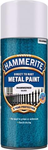 Hammerite Spray Paint Ham.Smooth Hõbe 400ml (400 ml)