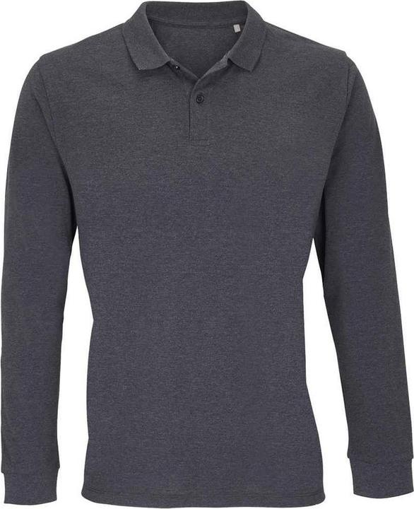 Produktbild Sols Adult Planet Marl Pique LangarmPoloshirt (5XL)