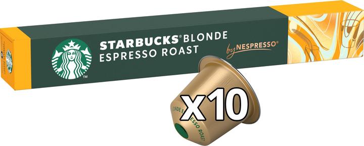 Actual product image Starbucks Blonde Espresso Roast (120 x Port.)
