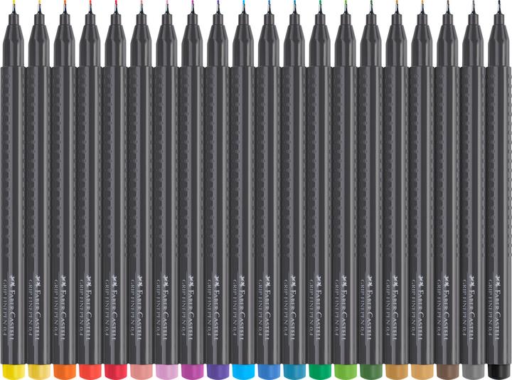Image du produit Faber-Castell Fineliner Grip Set (Multicolore, 20 x)