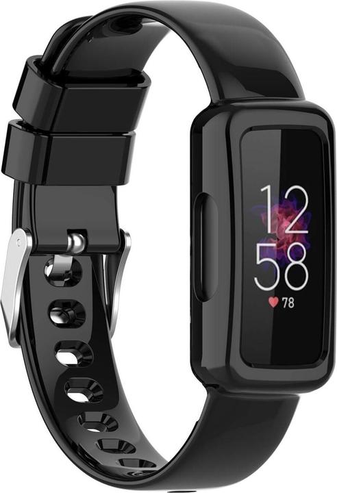 Actual product image Cover-Discount Fitbit Inspire 3 - Sport wristband with screen protector black (Silicone)