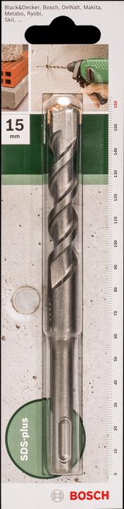 Produktbild Bosch Zubehör Hammerbohrer SDS plus D= 16 mm L= 160 mm (15 mm)