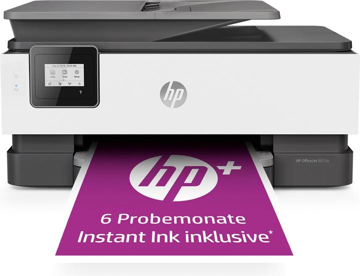Produktbild HP OfficeJet 8015e All-in-One (Tintenpatrone, Farbe)