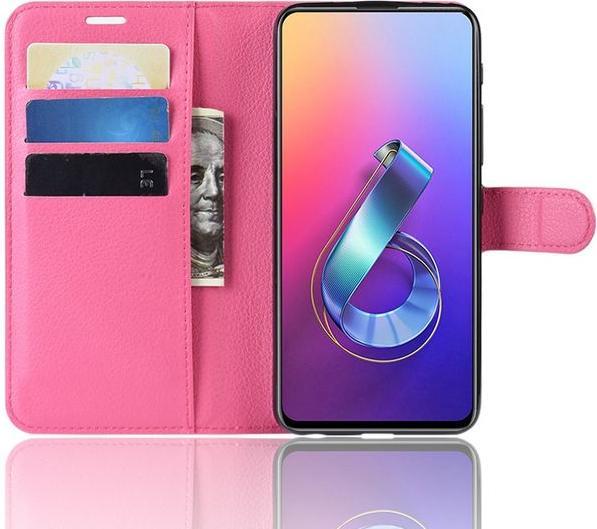Actual product image MU Classic Litchi Leather Bookcover Series (Asus Zenfone 6)