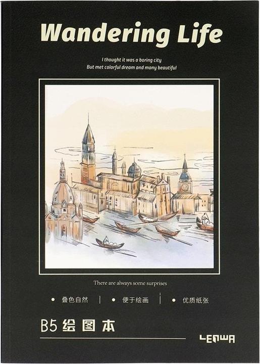Incood B5/72K Skizzenbuch (B5, Harter Einband)