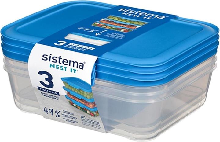 Actual product image Sistema Meal Prep 3Pack 1.5l (1.50 l)