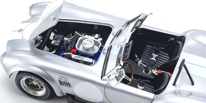 Produktbild Kyosho Shelby Cobra 427 S/C Spider, Silber 1:18